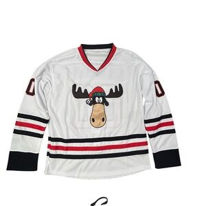 Griswold National Lampoon Christmas Hockey Jersey “00” Men’s M Oversized Moose